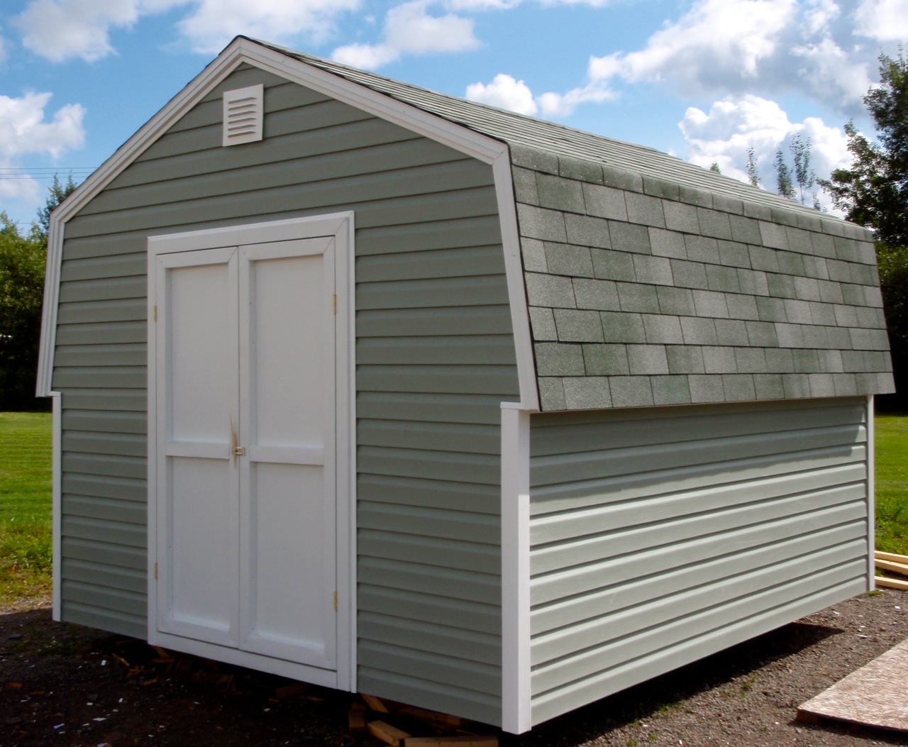 Easy to Gambrel storage shed
 
